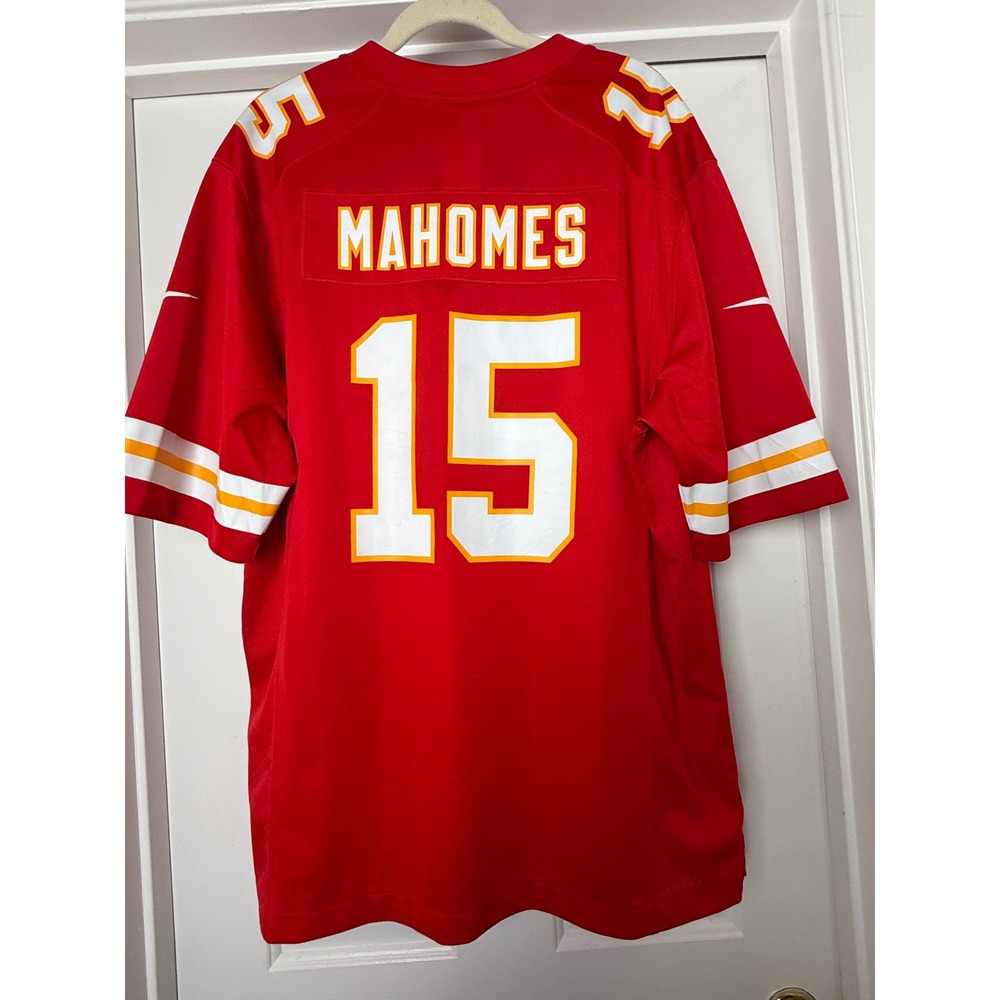 Nike Kansas City Chiefs Mahomes Jersey Mens XL Red Excellent NFL Football 15